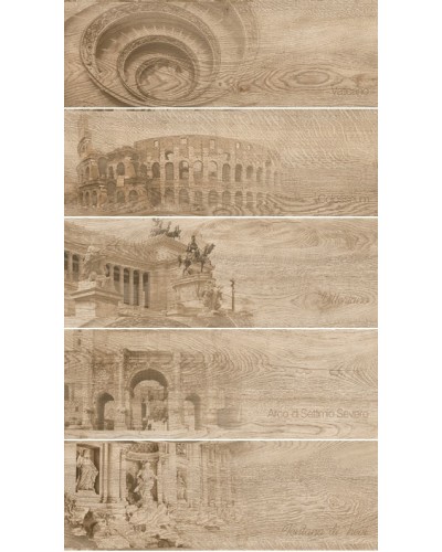 Декор Italian Wood Beige/Бежевый Структурированный 20x60