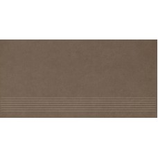 Ступень Intero brown Stopnica prasowana mat 29,8x59,8