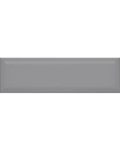 Плитка Аккорд серый тёмный грань 8,5x28,5