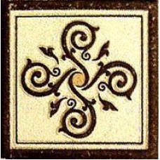 Декор Гётеборг (коричневый) Вставка 6x6