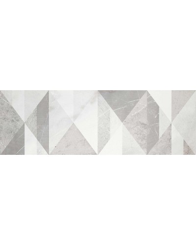 Декор Evolutionmarble Wall Decoro Tangram White Rhino 32,5x97,7