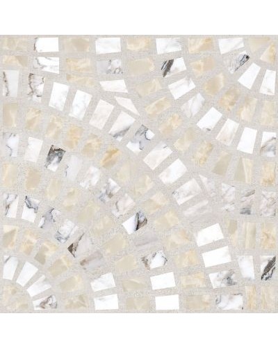 Декор Marble-Beton Круговой Светлый Лаппато Ректификат 60x60