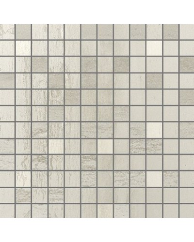 Мозаика Metal 2.0 White Lappato Mosaico 2,5х2,5