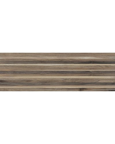 Плитка Zen полоски коричневый 20x60
