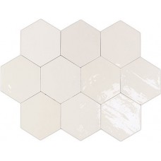 Плитка Zellige Hexa White 10,8x12,4