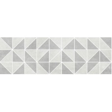 Декор Грэйс геометрия серый 20x60