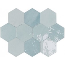 Плитка Zellige Hexa Aqua 10,8x12,4
