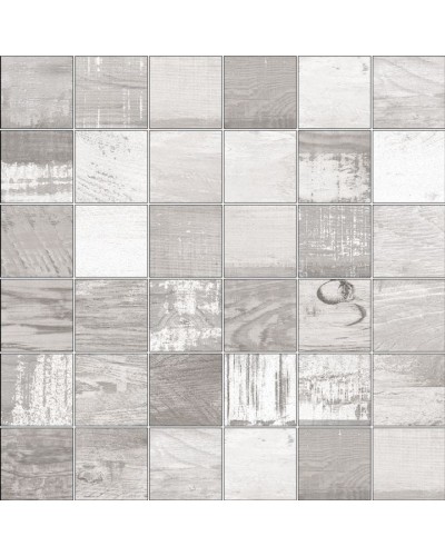 Мозаика Chalkwood White natural Mosaico 5х5