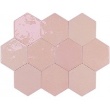 Плитка Zellige Hexa Pink 10,8x12,4