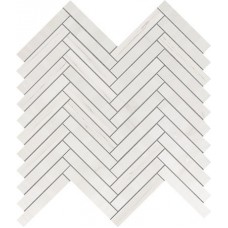 Декор Marvel Stone Bianco Dolomite Herringbone Wall 30x30,5
