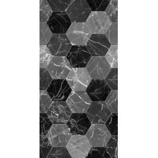 Плитка Дайкири Декор 1 черный 30x60