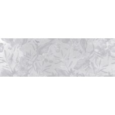 Плитка Bosco Verticale Цветы серый 25x75