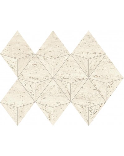 Мозаика Marvel Travertine White Mosaico Origami