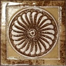 Декор Саппоро (коричневый) вставка керамогранитная 7x7
