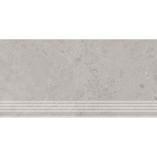 Ступень Про Лаймстоун серый натуральный обрезной 30x60